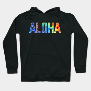 Aloha - Visit Hawaii Tropical Tiedye Hoodie